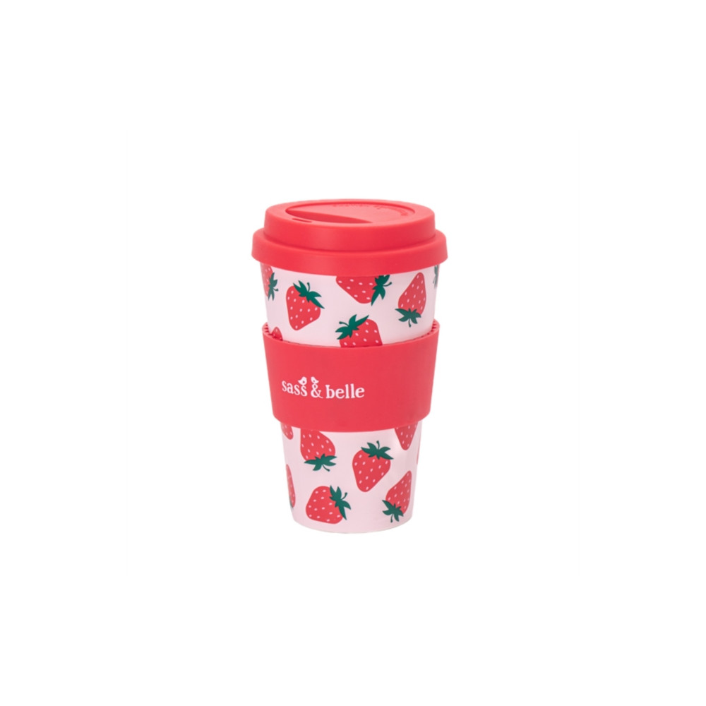 Produktbild för Strawberry Travel Coffee Cup