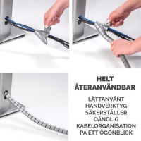 Produktbild för Kabelsamlare FELLOWES CableZip silver