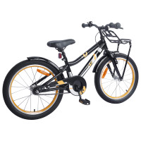 Produktbild för Barncykel 18 Tum för 5-7 år gamla Orange Svart