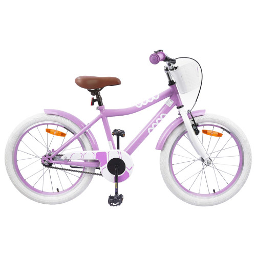 vidaXL Barncykel 18 Tum för 5-7 år gamla Lila