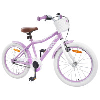 Produktbild för Barncykel 18 Tum för 5-7 år gamla Lila