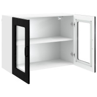 Produktbild för Diskmaskin panel Kalmar Svart Ek 80 x 31 x 60 cm