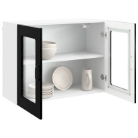Produktbild för Diskmaskin panel Kalmar Svart Ek 80 x 31 x 60 cm