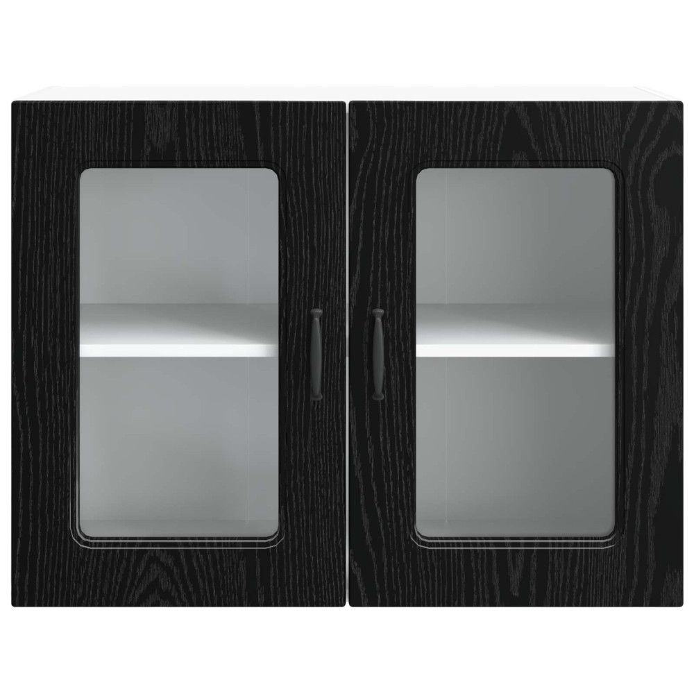 Produktbild för Diskmaskin panel Kalmar Svart Ek 80 x 31 x 60 cm