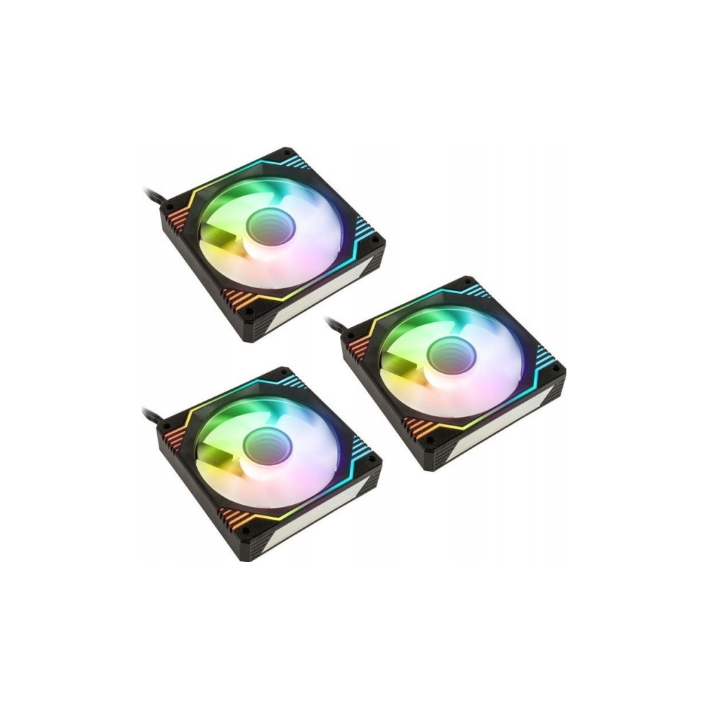 Produktbild för Kolink Umbra X 120mm ARGB high performance PWM-fläkt Triple...