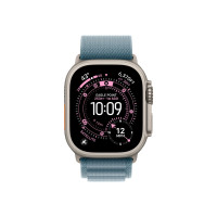 Produktbild för Apple - slinga för smart klocka - 49 mm, naturlig titanfinish