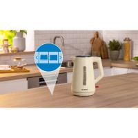 Produktbild för Bosch MyMoment, 1,7 L, 3000 W, Beige, Plast, Vandmåler, Over...