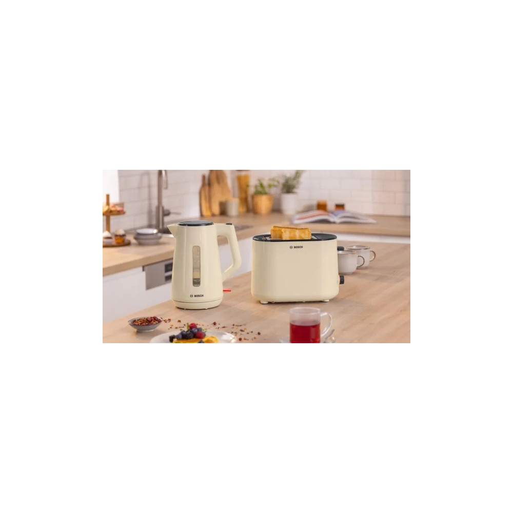 Produktbild för Bosch MyMoment, 1,7 L, 3000 W, Beige, Plast, Vandmåler, Over...