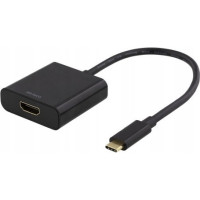 Produktbild för DELTACO USBC-HDMI8 - extern videoadapter - svart