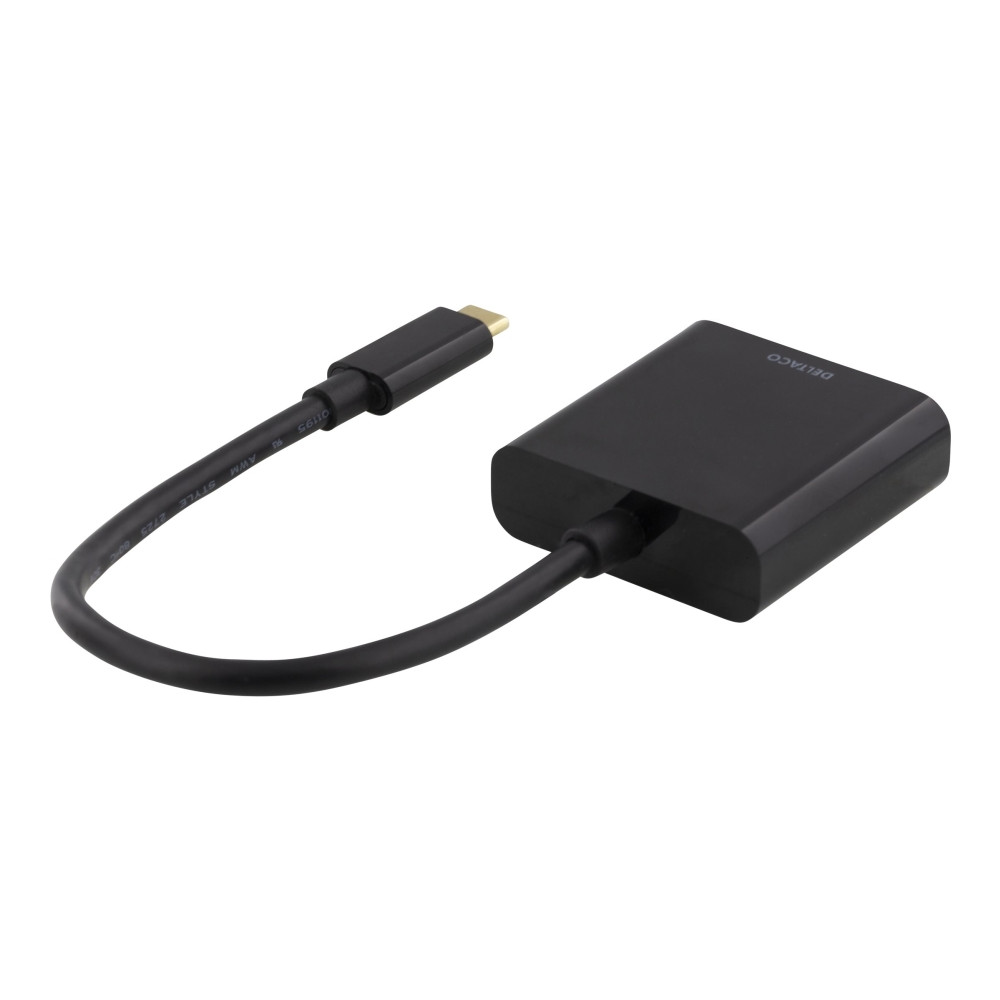 Produktbild för DELTACO USBC-HDMI8 - extern videoadapter - svart