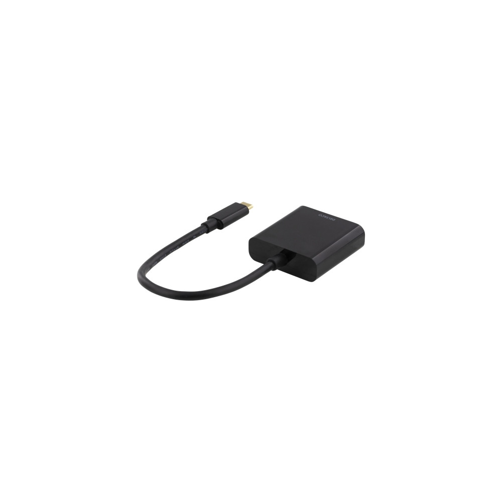 Produktbild för DELTACO USBC-HDMI8 - extern videoadapter - svart