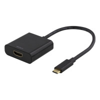 Produktbild för DELTACO USBC-HDMI8 - extern videoadapter - svart