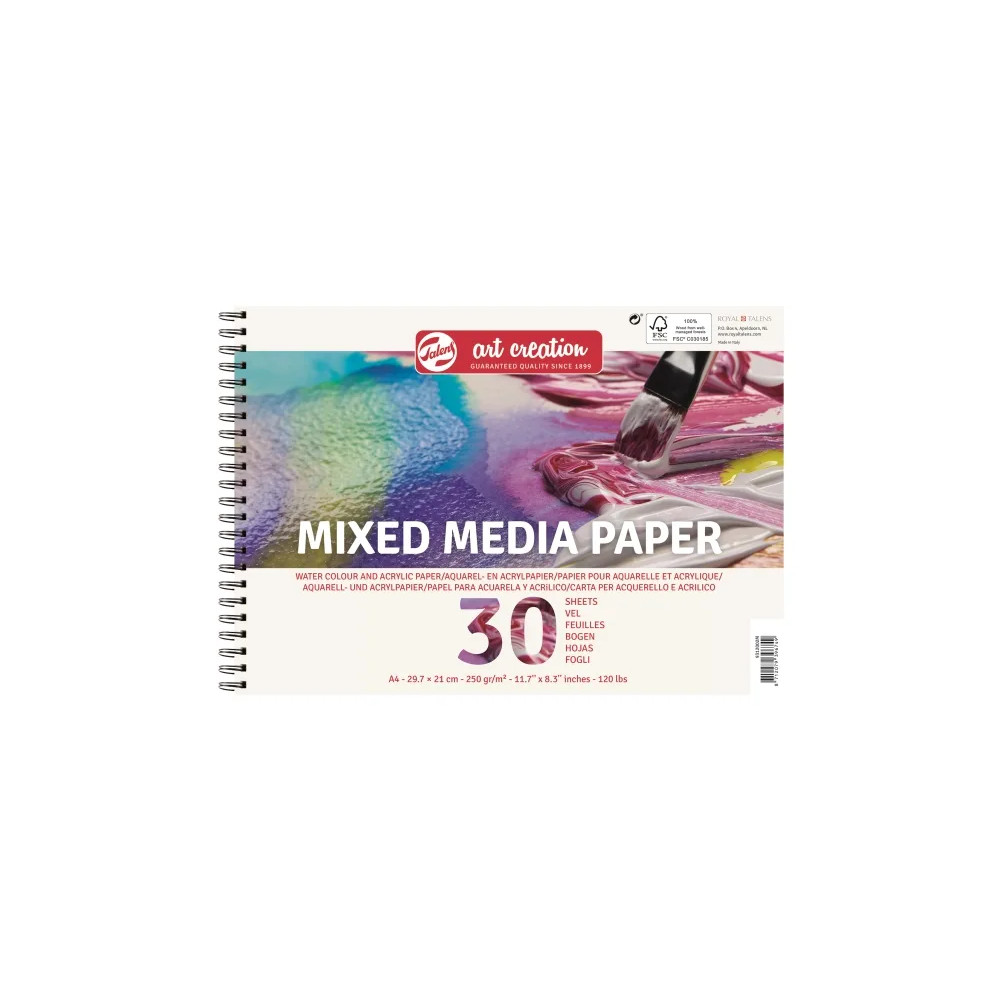 Produktbild för Talens Art Creation - mixed media paper pad - A4 - 30 ark