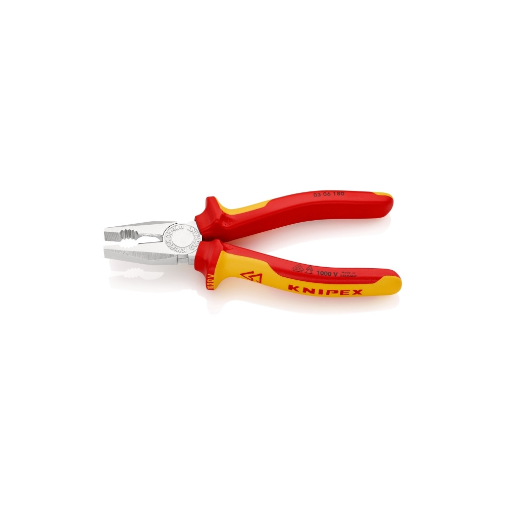 Produktbild för Knipex KP-0306180, Lineman-tång, Elektrostatiskt urladdnings...