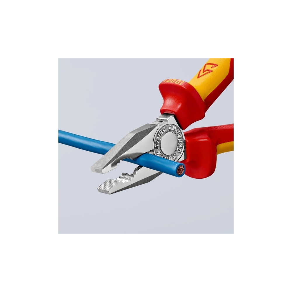 Produktbild för Knipex KP-0306180, Lineman-tång, Elektrostatiskt urladdnings...
