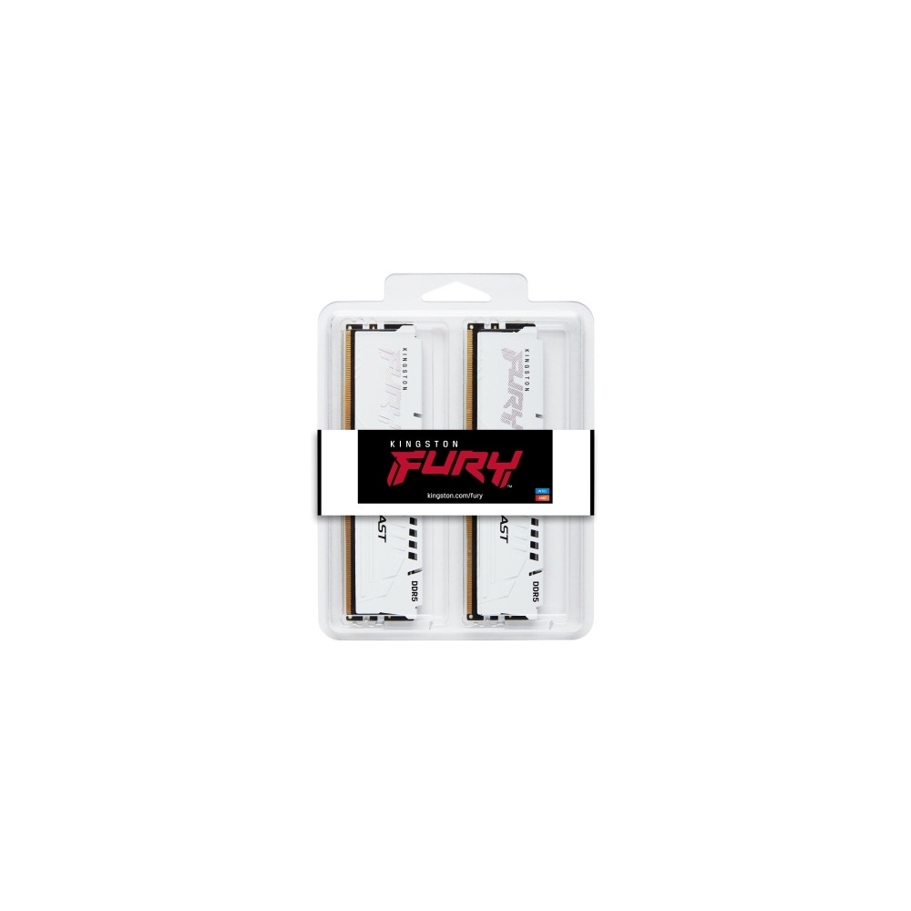 Produktbild för Kingston FURY Beast - DDR5 - sats - 32 GB: 2 x 16 GB - DIMM 288-pin / PC5-44800 - ej buffrad