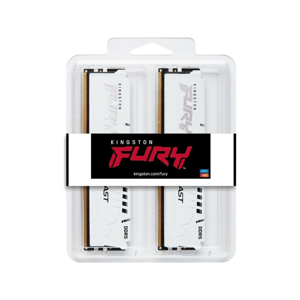 Produktbild för Kingston FURY Beast - DDR5 - sats - 32 GB: 2 x 16 GB - DIMM 288-pin / PC5-44800 - ej buffrad