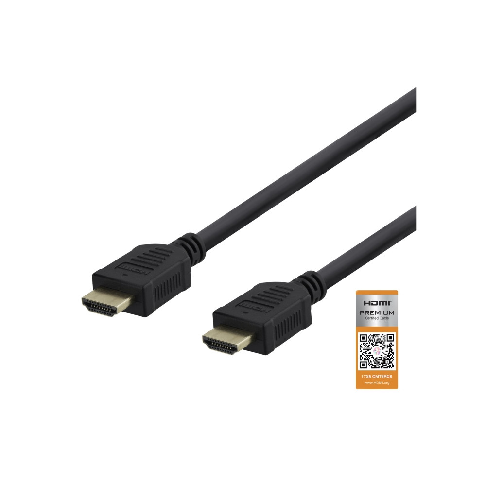 Produktbild för DELTACO HDMI-kabel med Ethernet - 50 cm