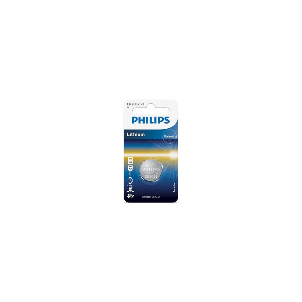 Produktbild för Philips CR2032 batteri x CR2032 - Li
