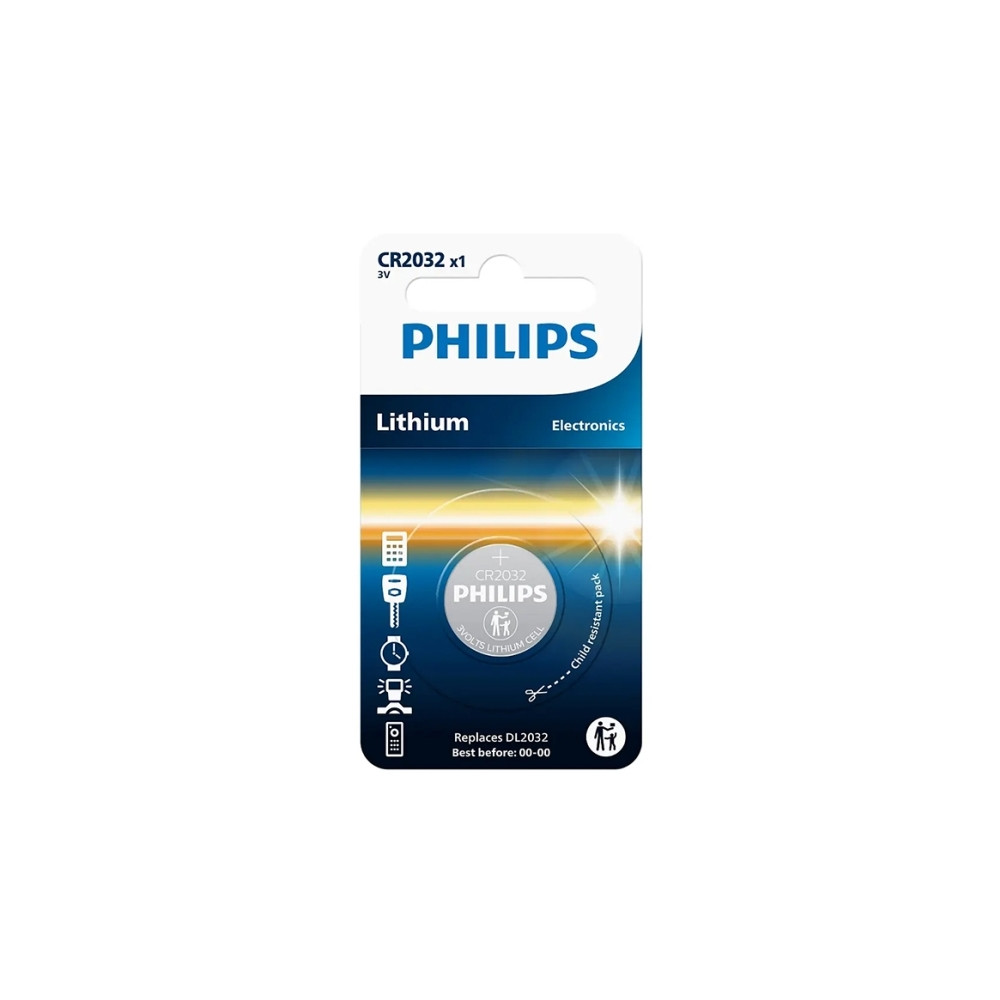 Produktbild för Philips CR2032 batteri x CR2032 - Li