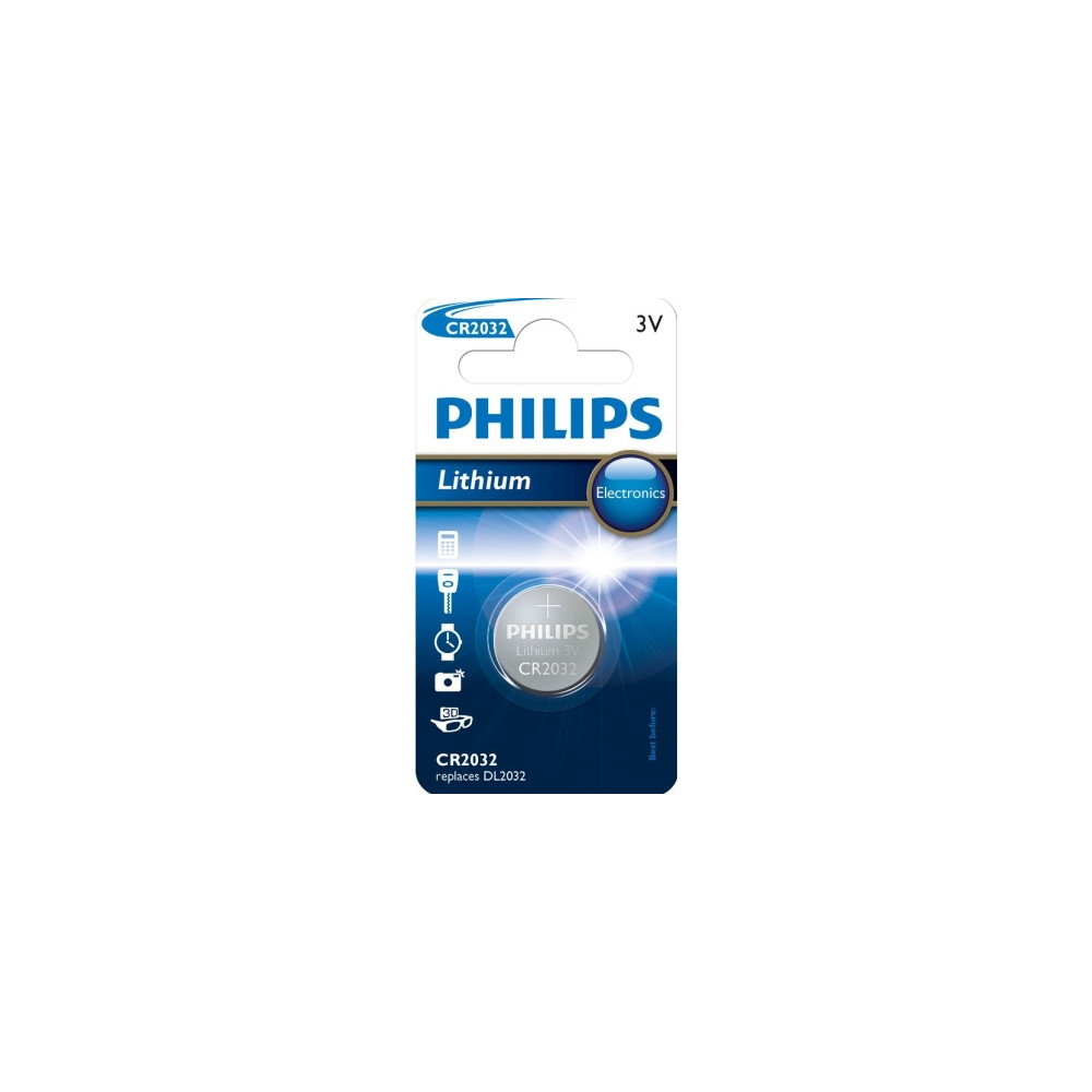 Produktbild för Philips CR2032 batteri x CR2032 - Li