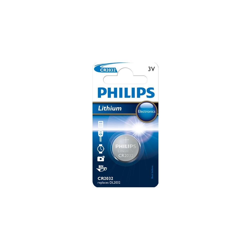 Produktbild för Philips CR2032 batteri x CR2032 - Li