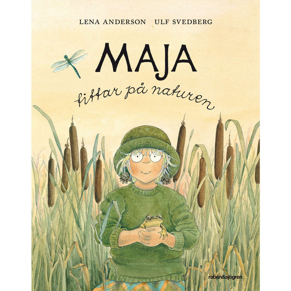 Produktbild för Maja tittar på naturen (inbunden)