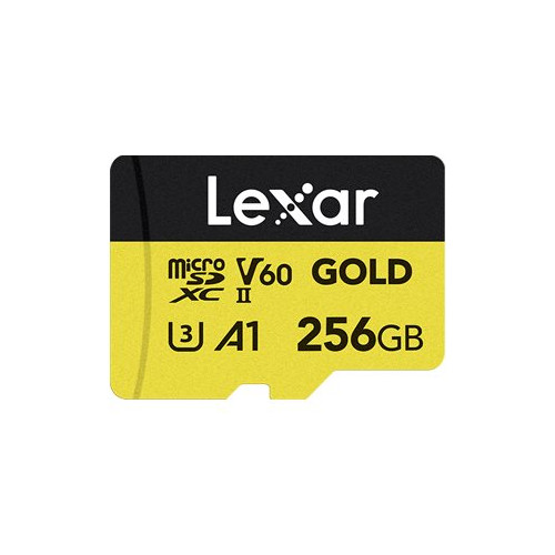 Lexar Media Lexar Professional GOLD Series - flash-minneskort - 256 GB - mikroSDXC UHS-II