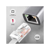 Produktbild för AXAGON ADE-TXPD - nätverksadapter - USB-C 3.2 Gen 1 - Gigabit Ethernet x 1