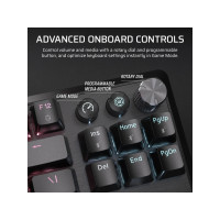 Produktbild för CORSAIR K70 CORE TKL WIRELESS RGB - tangentbord TKL - QWERTY - Nordisk - svart Inmatningsenhet