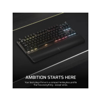 Produktbild för CORSAIR K70 CORE TKL WIRELESS RGB - tangentbord TKL - QWERTY - Nordisk - svart Inmatningsenhet