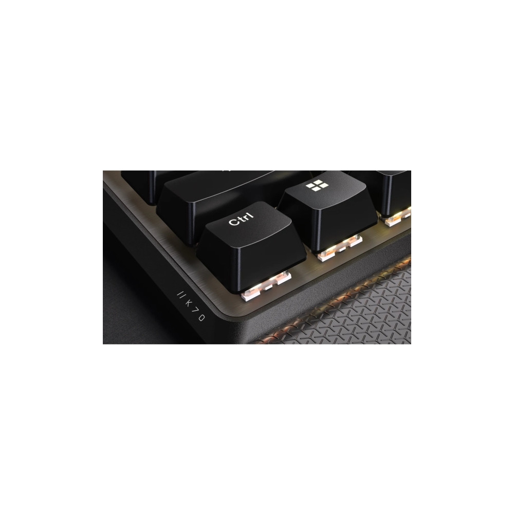 Produktbild för CORSAIR K70 CORE TKL WIRELESS RGB - tangentbord TKL - QWERTY - Nordisk - svart Inmatningsenhet