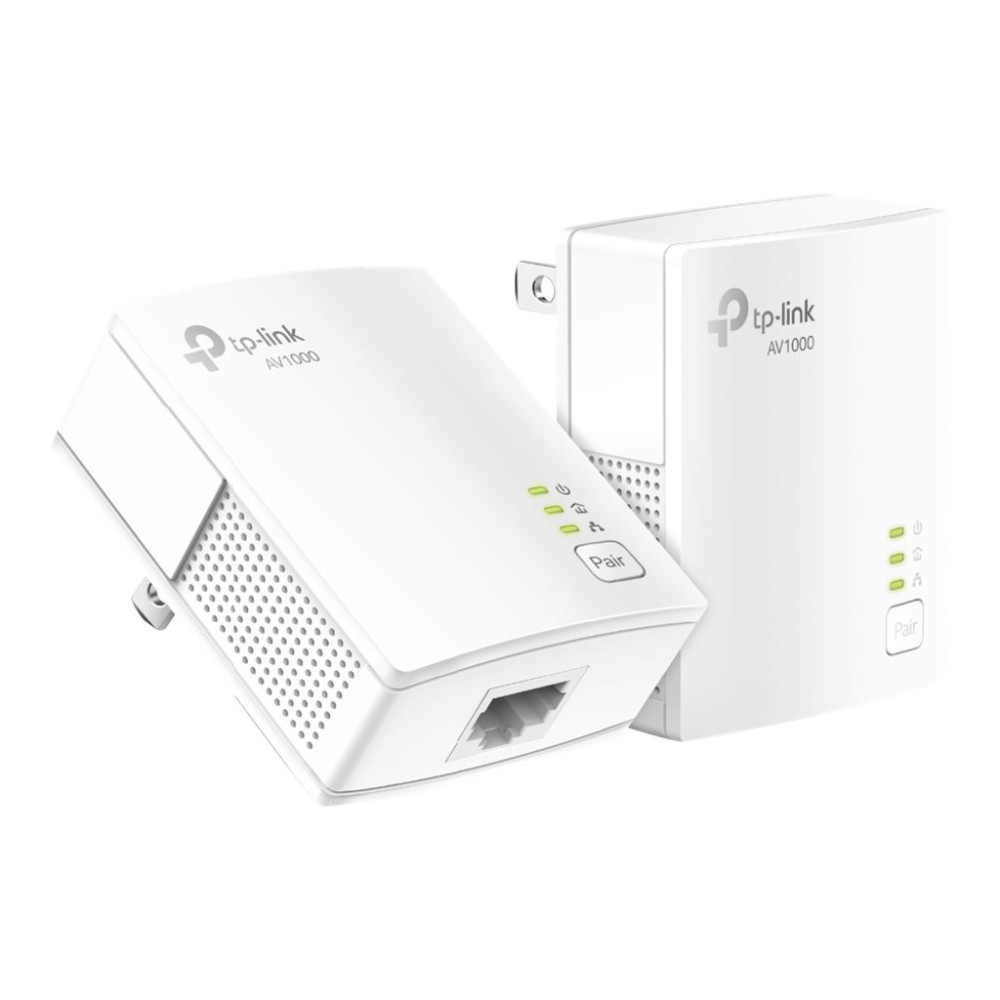 Produktbild för TP-Link TL-PA7017 KIT - V4 - Starter Kit - PowerLine adaptersats - vägginsticksbar