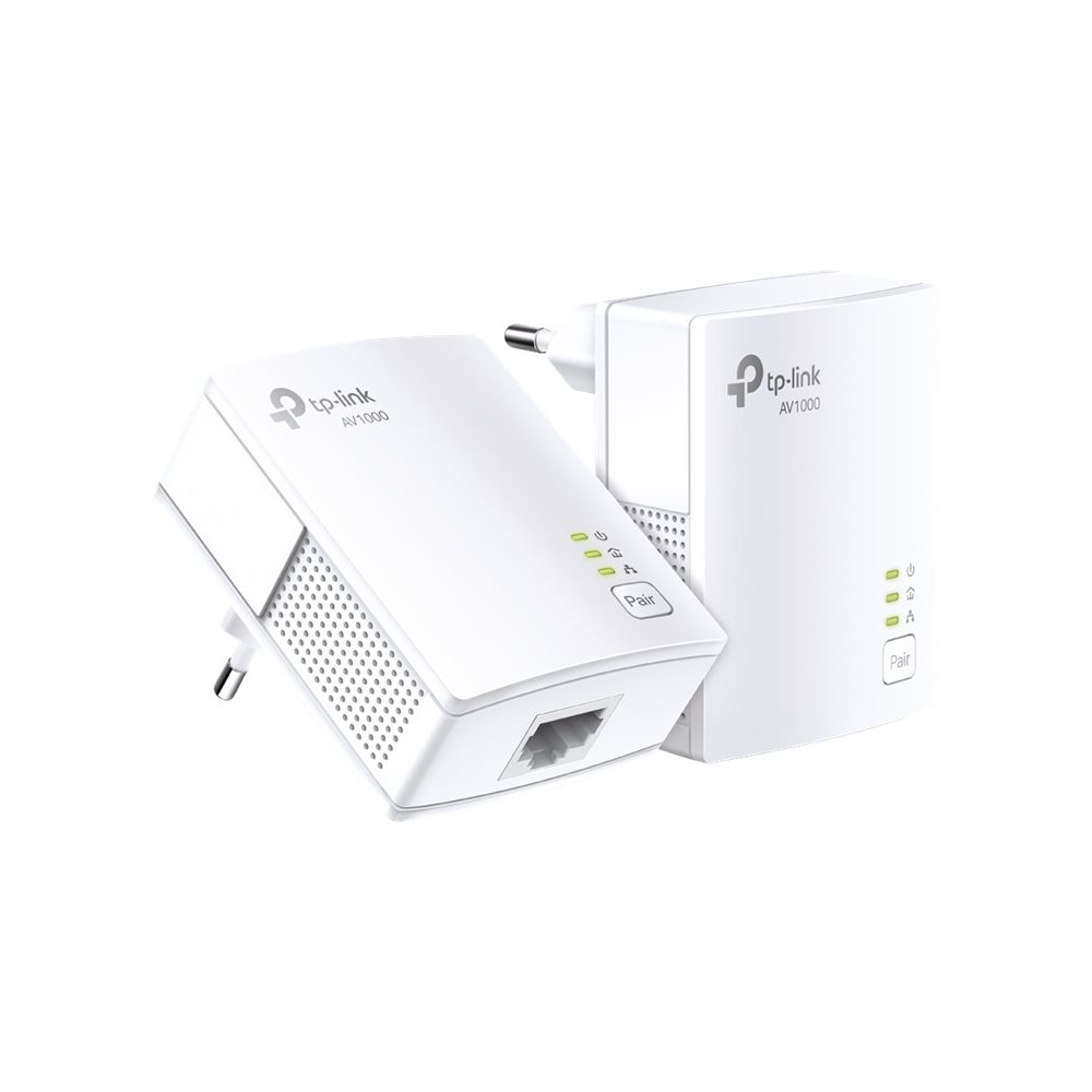 Produktbild för TP-Link TL-PA7017 KIT - V4 - Starter Kit - PowerLine adaptersats - vägginsticksbar