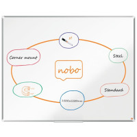 Produktbild för Whiteboard Premium Plus Stål 150x120cm
