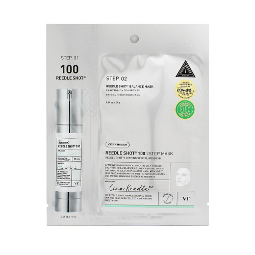 VT Cosmetics VT Cosmetics Reedle Shot 100 2 Step Mask 1,5+25g
