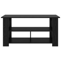 Produktbild för TV-ställ Svart Ek 100 x 40 x 50 cm