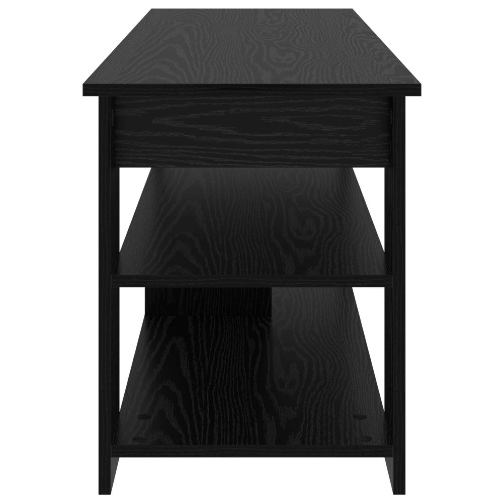 Produktbild för TV-ställ Svart Ek 100 x 40 x 50 cm