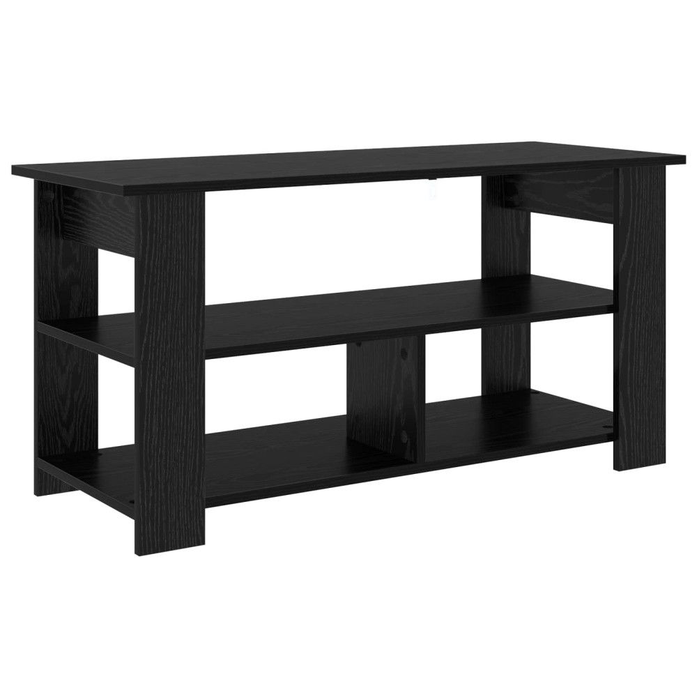 Produktbild för TV-ställ Svart Ek 100 x 40 x 50 cm