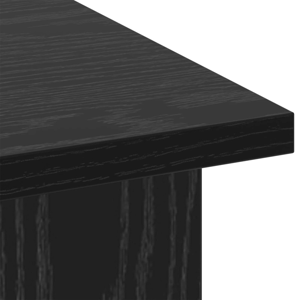 Produktbild för TV-ställ Svart Ek 100 x 40 x 50 cm