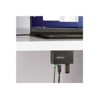 Produktbild för StarTech.com 4-Port Managed USB Hub with 4x USB-A, Heavy Duty with Metal Industrial Housing, ESD & Surge Protection, Wall/Desk/Din-Rail Mountable, USB 3.0/3.1/3.2 Gen 1 5Gbps - hubb - 4 portar - TAA-kompatibel