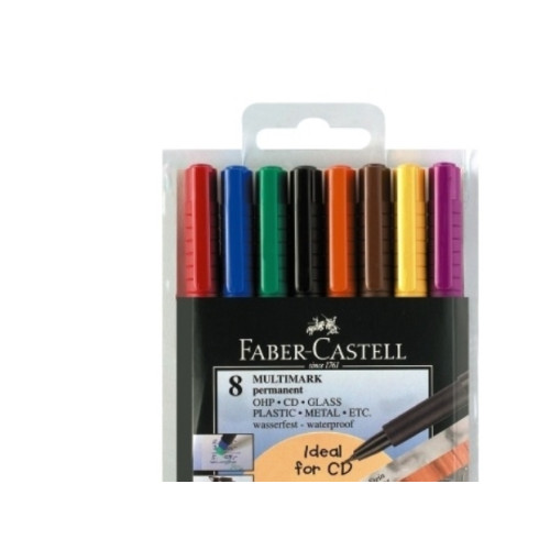 FABER-CASTELL Faber-Castell MULTIMARK 1523 - markering (paket om 8)