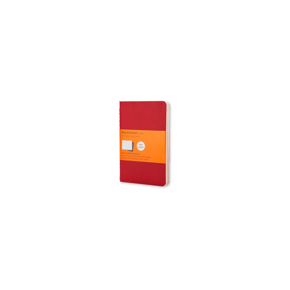 Produktbild för Moleskine Cahier Journal Pocket, fodrad, mjukt omslag Cranbe...