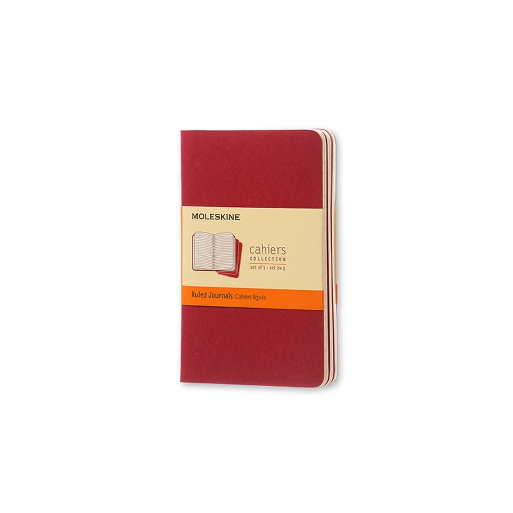 Produktbild för Moleskine Cahier Journal Pocket, fodrad, mjukt omslag Cranbe...