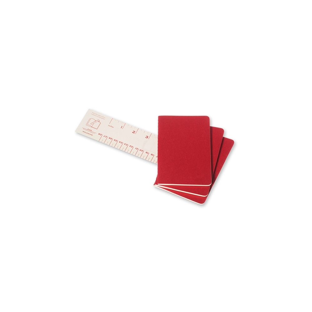 Produktbild för Moleskine Cahier Journal Pocket, fodrad, mjukt omslag Cranbe...