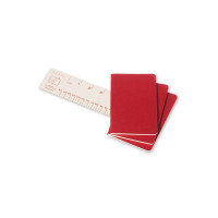 Produktbild för Moleskine Cahier Journal Pocket, fodrad, mjukt omslag Cranbe...