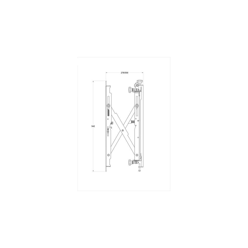 Produktbild för Multibrackets M Public Video Wall Mount Push HD monteringssats - för platt panel - svart