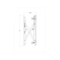 Produktbild för Multibrackets M Public Video Wall Mount Push HD monteringssats - för platt panel - svart