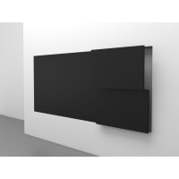 Produktbild för Multibrackets M Public Video Wall Mount Push HD monteringssats - för platt panel - svart