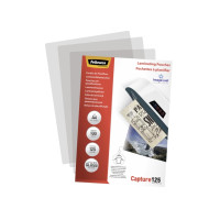Produktbild för Fellowes Laminating Pouches Capture 125 micron - 100-pack - glättat - A4 - lamineringsfickor